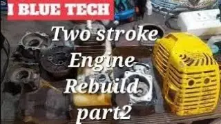 Two stroke engine rebuild part2#restoration #brushcutter #malayalam 