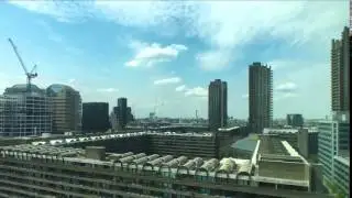 Rolling Clouds Timelapse  over The Barbican in London