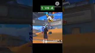 1 VS 4 IMPOSSIBLE CLUTCH 😱 GARENA FREE FIRE