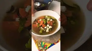 🍲 Protein Packed Clear Vegetable Soup