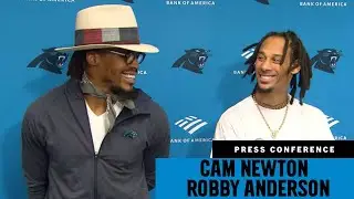Cam Newton and Robby Anderson talk about complete offensive performance