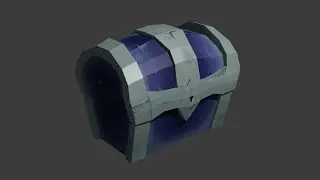 Ice Treasure Chest 3D Model