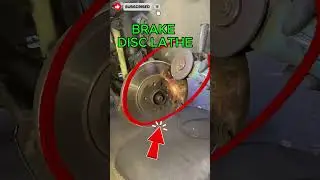 CAR BRAKE DISC LATHE #automobile #automotivetools #automotive