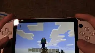 PS VITA Minecraft game unboxing + gameplay