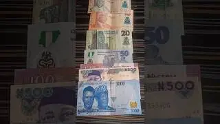 Nigerian Currency Set #shorts
