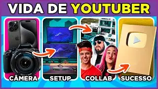 ▶️ MONTE SUA VIDA DE YOUTUBER 📷| Como voc&ecirc; seria como youtuber? #youtuber #quiz  #macaquiz 🐵