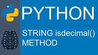 Python | Data Type | String | isdecimal() Method