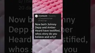 Who will win the Johnny Depp vs Amber heard trial? #shorts (r/AskReddit)