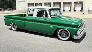 1967 Chevy C10 custom extended cab Open and Close doors and interior