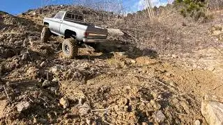 Trx 4 Chevy Takes On Sand and rocks