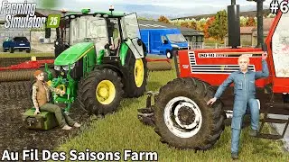 Feeding Goats & Cows, Soil Preparation, Lime & Manure Spreading │Au Fil Des Saison│FS 25│Timelapse#6