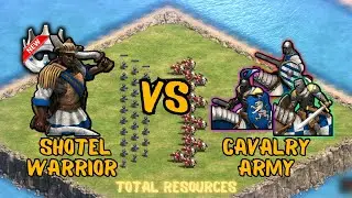 Shotel Warrior with New Royal Heirs vs Knight Line | AoE II: Definitive Edition
