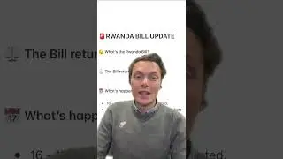 🚨 BREAKING: New developments on the Rwanda plans! #shorts #politics #uk