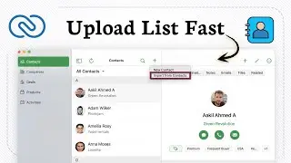 How to Import Contacts into Zoho CRM (Quick Contact Transfer)