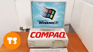 ⭐Retro PC: Pentium 350MHz COMPAQ Deskpro EP6350. Loading Windows 98⭐