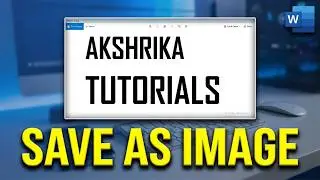How to Convert Word Text to Picture | Save as PNG, TIFF & More 2025 | Paste Special Picture Tutorial