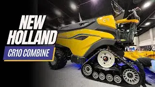 New Holland CR10 &mdash; New Holland's Second-Largest Combine with 634 HP, 455 Bushel Grain Tank, & More!
