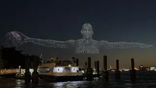 Jordan Brand Drone Spectacle Over East River