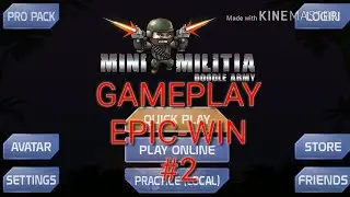 MINI MILITIA :Gameplay EPIC-WIN #2