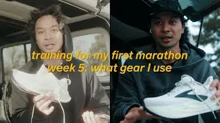 hybrid athlete training for my first marathon week 5 | what gear I use