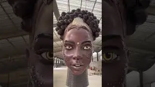 Large figure sculpture#stainlesssteelsculpture #customsculpture