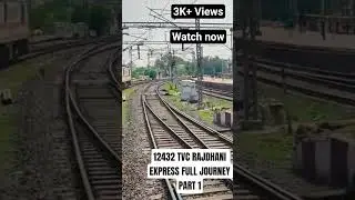 12432 TVC Rajdhani express |Third AC full journey| Part 1| #highspeedjourney