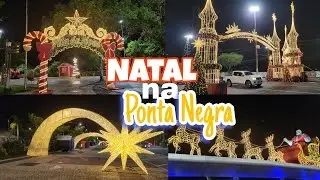 NATAL NA PONTA NEGRA | Pista de patinação, roda gigante, natal iluminado, um sonho mágico de natal