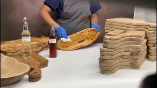 Tutorial on finishing Olive Wood products