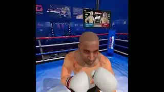 Playing boxing underdog vr  (meta quest 3s) 