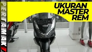 UKURAN Master Rem Honda PCX 160 CBS Depan Belakang 🛵 #pcx160 #nissin #brake