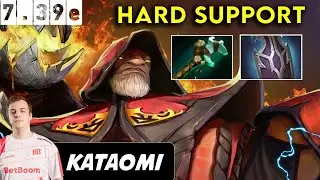 Kataomi` Warlock Hard Support - Dota 2 patch 7.39e Pro Player Full Gameplay