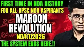 What!!😱NDA 1 2026🪖Maroon Revolution🔥Free Course🚀Kapil Sir 