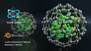 Create Endohedral Fullerene Materials in Blender