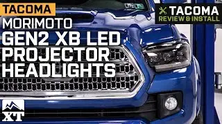 2016-2021 Tacoma Morimoto GEN2 XB LED Projector Headlights; Black Housing Review & Install