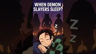 Sleep Hacks of Demon Slayers 😴  #demonslayer #tanjiro #shorts