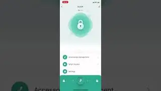 CA02 APP smart fingerprint door lock open free passage mode by 