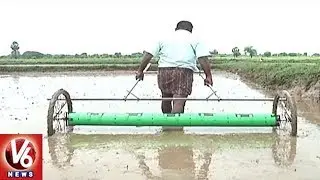 Khammam Farmer Invents Drum Seeder For Paddy Cultivation | V6 News