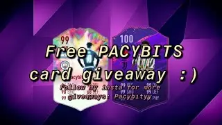 FREE PACYBITS CARD GIVEAWAY!