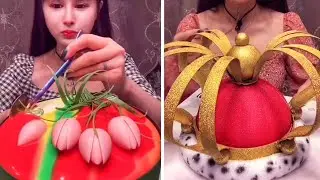 ASMR CREAMY CAKE MUKBANG | KWAI EATING SHOW | CHINESE DESSERT