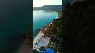 The most beautiful beach in Cambodia #cambodia #travel #tour #nature #disney #beach #safety #solo