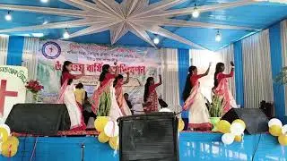 Ami Jisur Premer Pagol Hoichi Bengali Christian Group Dance 🪩 👯✝️ | SDBA Joypur Anchal Namrup |