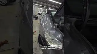 part1 2014 Accord Quarter panel repair #automobile #fypシ #mechanic #fypシ゚viral #honda #car