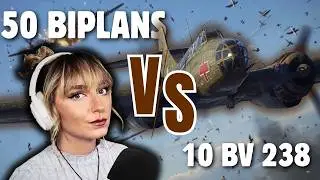 50 biplans VS 10 BV238 sur WAR THUNDER, qui gagne ?
