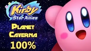 Kirby Star Allies &bull; Planet Caverna 100% Playthrough