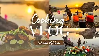 Cooking with Beautiful Lake View | Peaceful Outdoor Cooking | Nature ASMR