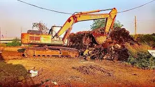 Excavator working video 