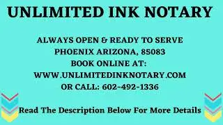 Phoenix Arizona Notary Public Near Me 85083- We'll help you find the best Notary Public near you!
