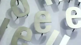 3mm Thick Stainless Steel Letters With Rod Fixings