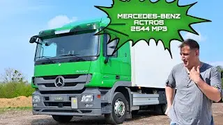 4K Review of Mercedes-Benz Actros 2544 MP3 truck (LKW) in Rhein Trucks