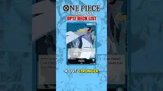 Day One OP12 Kuzan Deck List💪 #onepiececardgame #optcg #onepiecetcg